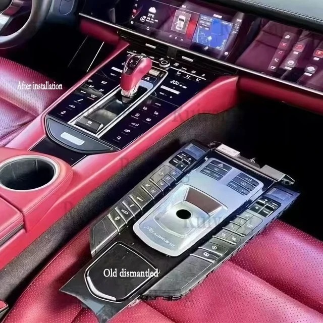 For  2010-2016 Panamera 970 Car Modification Central Control Panel Upgrade Shift Knob Shift Button